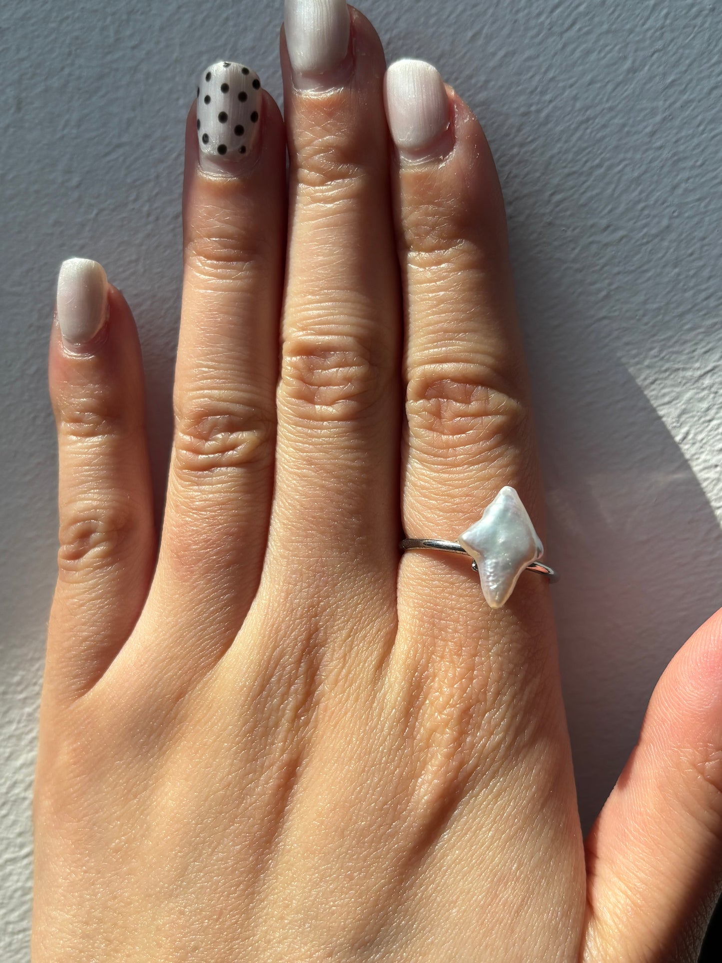 Anillo perla estrella II