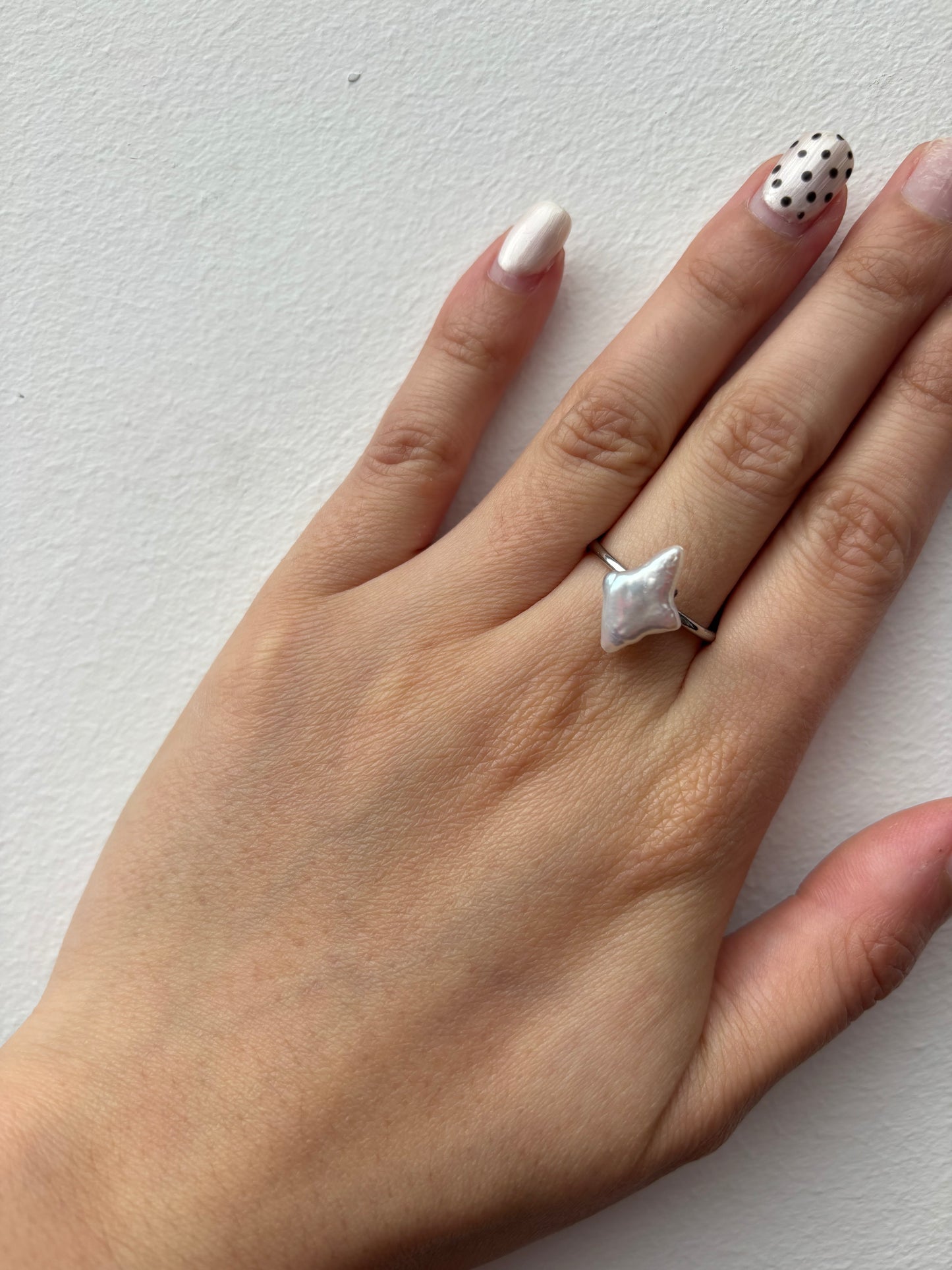 Anillo perla estrella II
